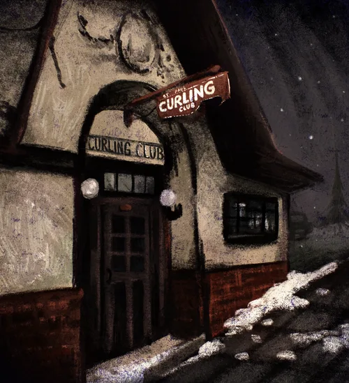Curling Club commission artwork 1